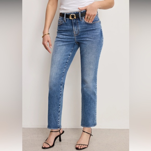 ALWAYS FITS GOOD PETITE STRAIGHT JEANS - Picture 1 of 7